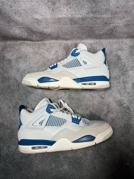 Size 13 | Jordan 4 Military Blue No Box | Pre-Owned main image 4